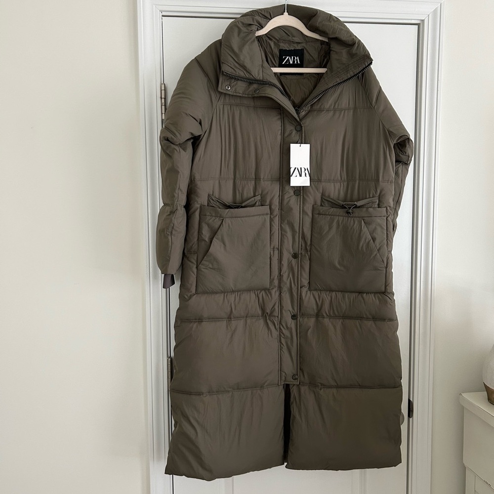 NWT Zara Longline Coat